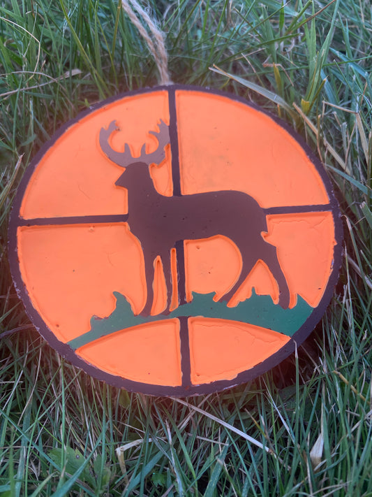 deer in scope freshie - mahogany teakwood