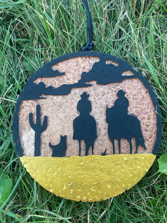 circle western - mahogany teakwood